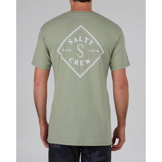 Salty Crew - T-shirt vert sauge