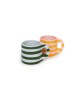 Helio Ferretti - Tasse aux rayures pastels