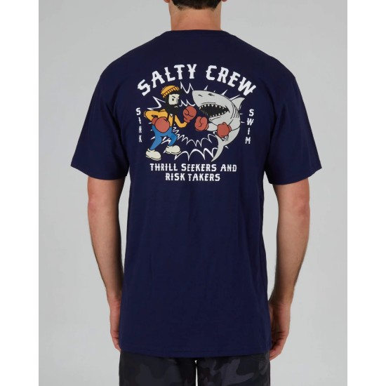 Salty Crew - T-shirt bleu marine