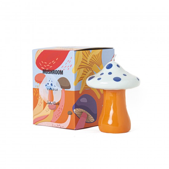 Helio Ferretti - Bougie champignon orange