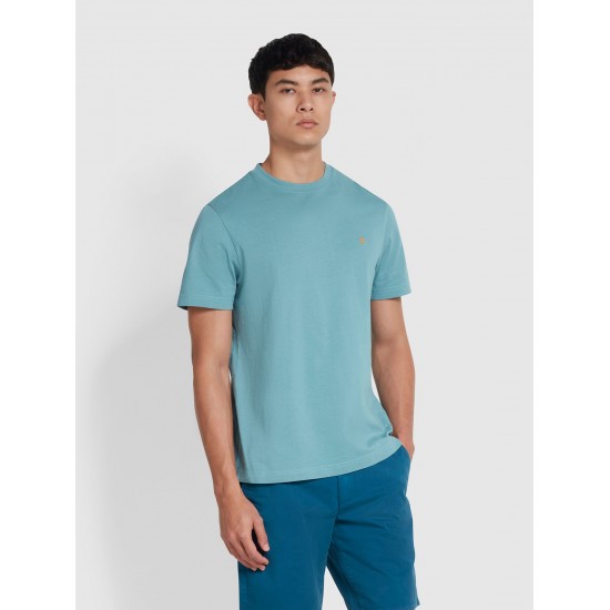 FARAH - T-shirt bleu