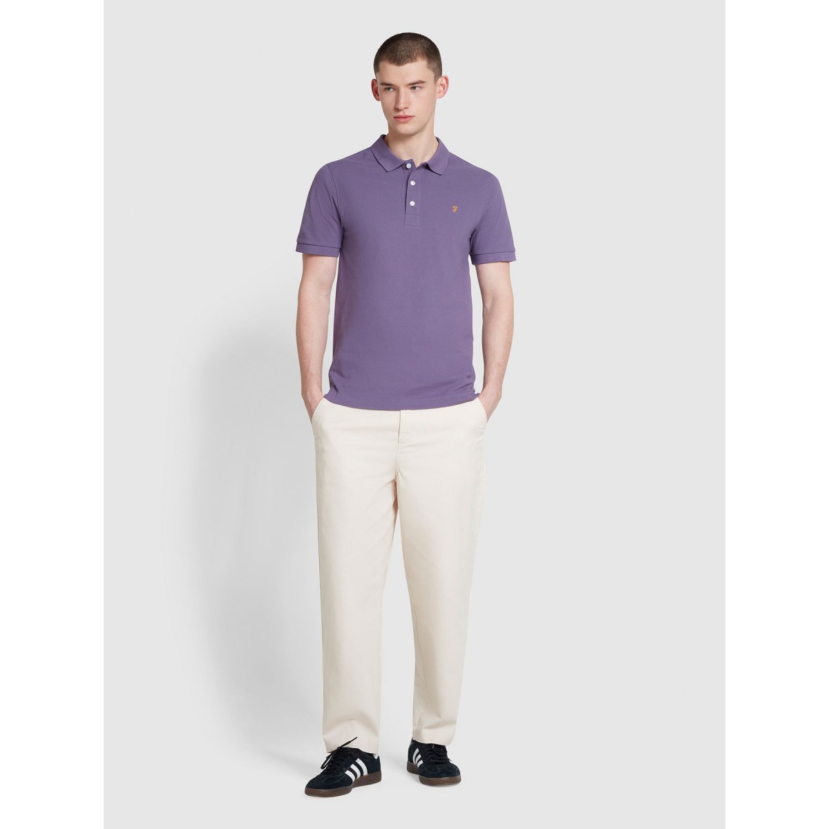 FARAH - Polo violet