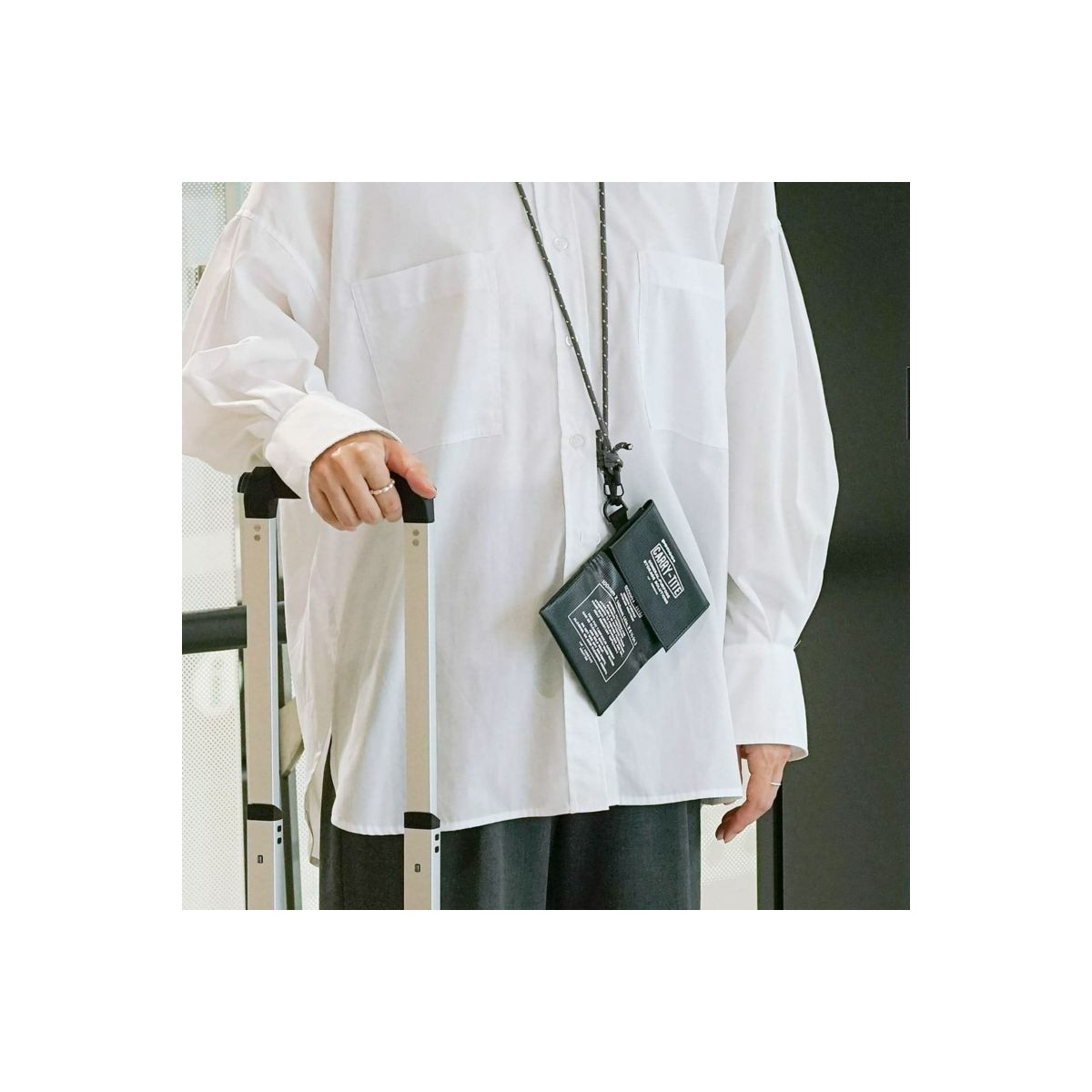 Penco - Portefeuille en bâche orange