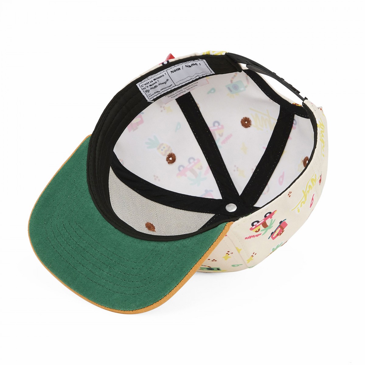 Hello Hossy - Casquette enfant motif cool trip