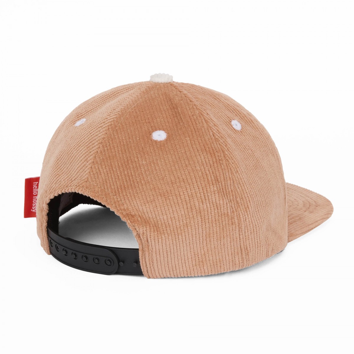 Hello Hossy - Casquette enfant en velours vieux rose