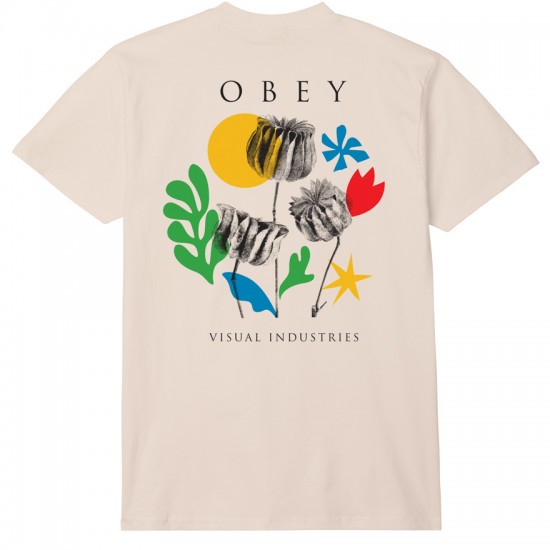 OBEY - T-shirt crème