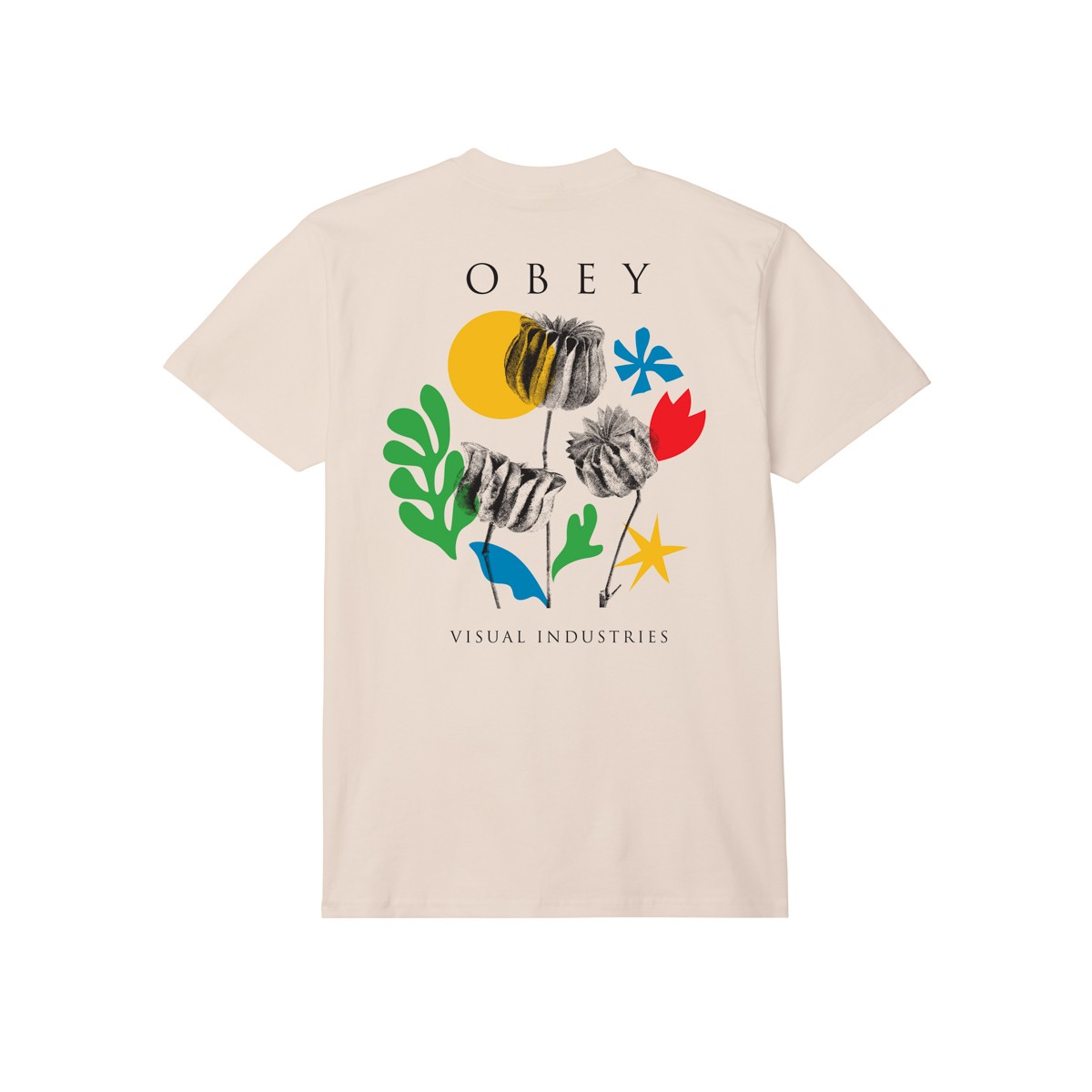 OBEY - T-shirt crème