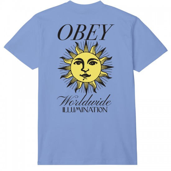 OBEY - T-shirt bleu ciel