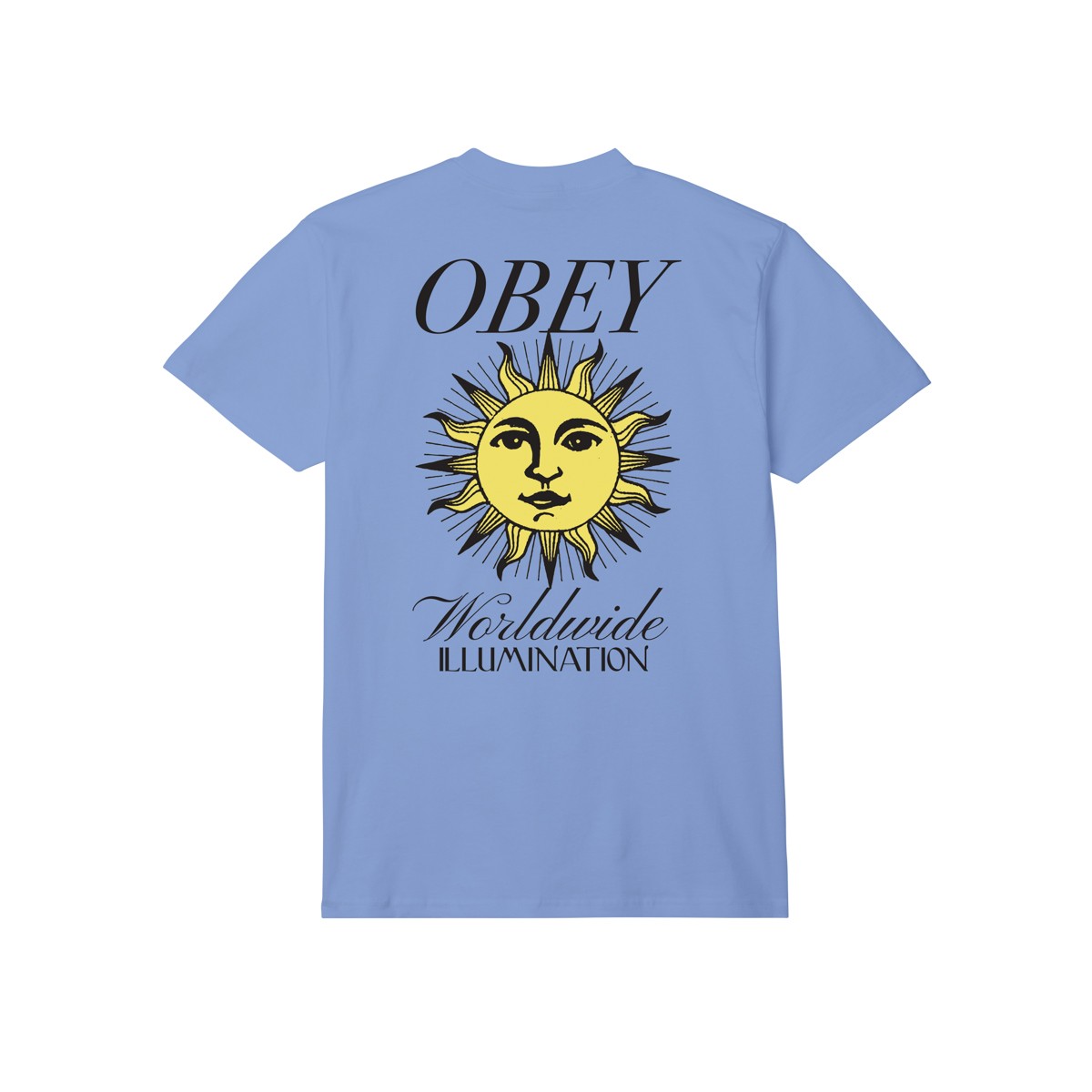 OBEY - T-shirt bleu ciel