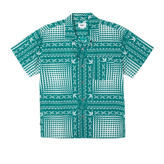 OBEY - Chemise verte