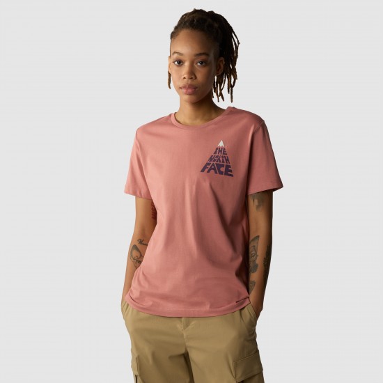 THE NORTH FACE - T-shirt rose foncé