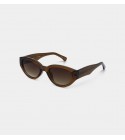 AK Sunnies - Lunettes de soleil marron écailles