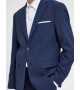 Selected - Blazer en lin bleu marine homme