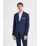 Selected - Blazer en lin bleu marine homme