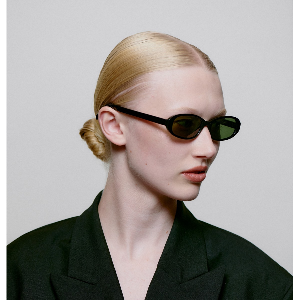 AK Sunnies - Lunettes de soleil marron écailles