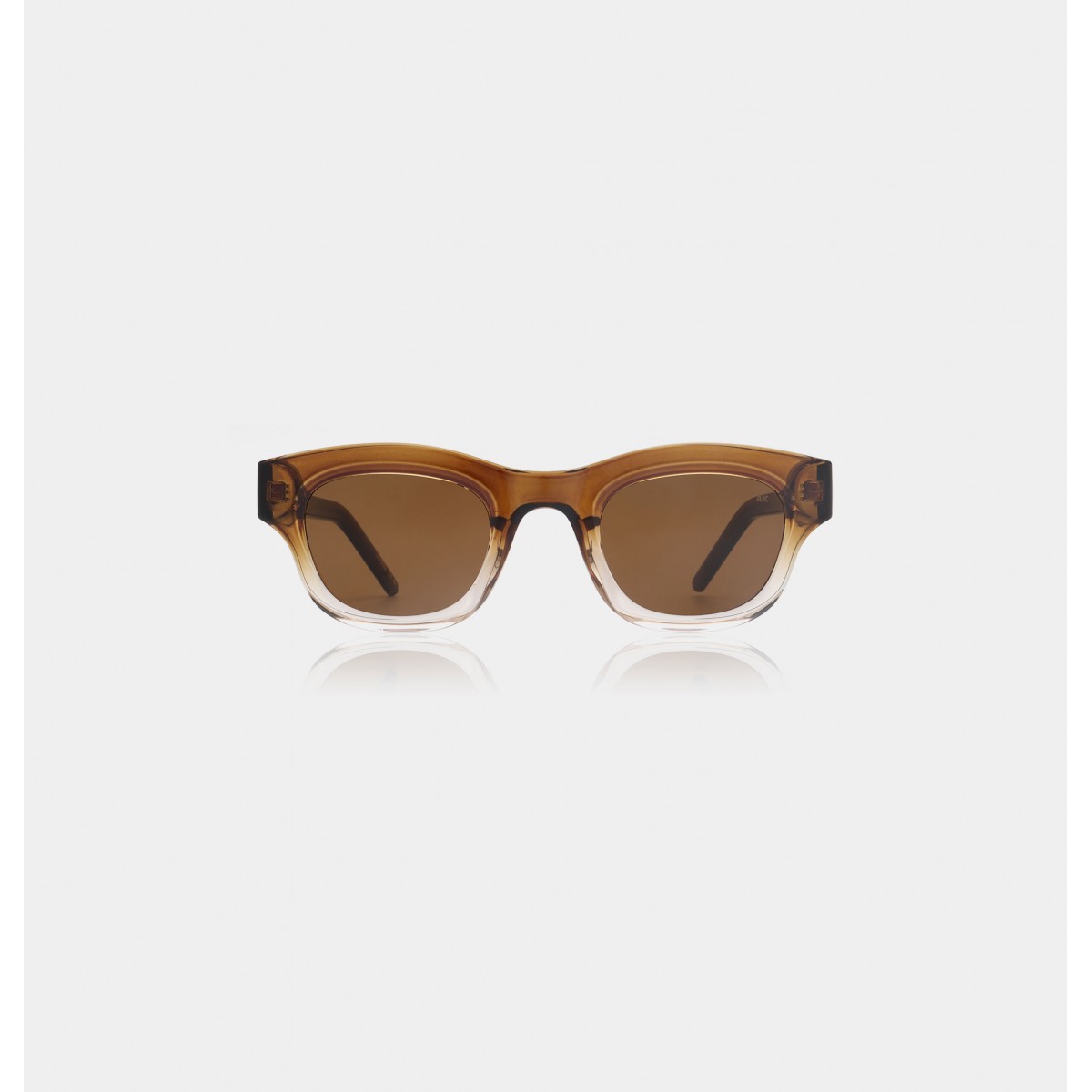 AK Sunnies - Lunettes de soleil écailles marron