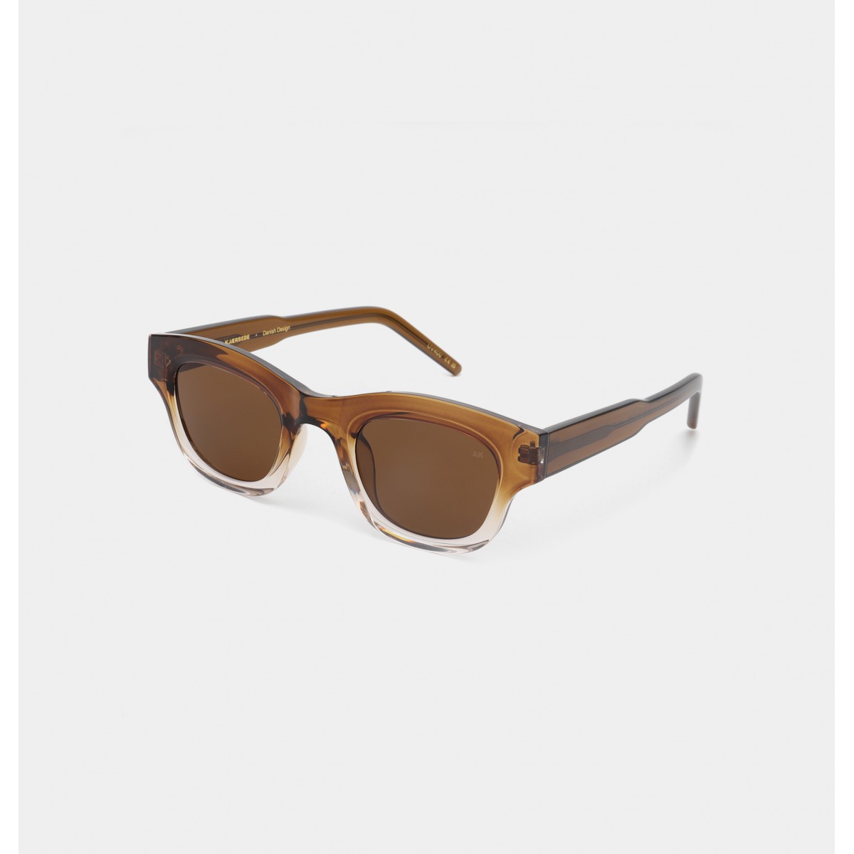 AK Sunnies - Lunettes de soleil écailles marron
