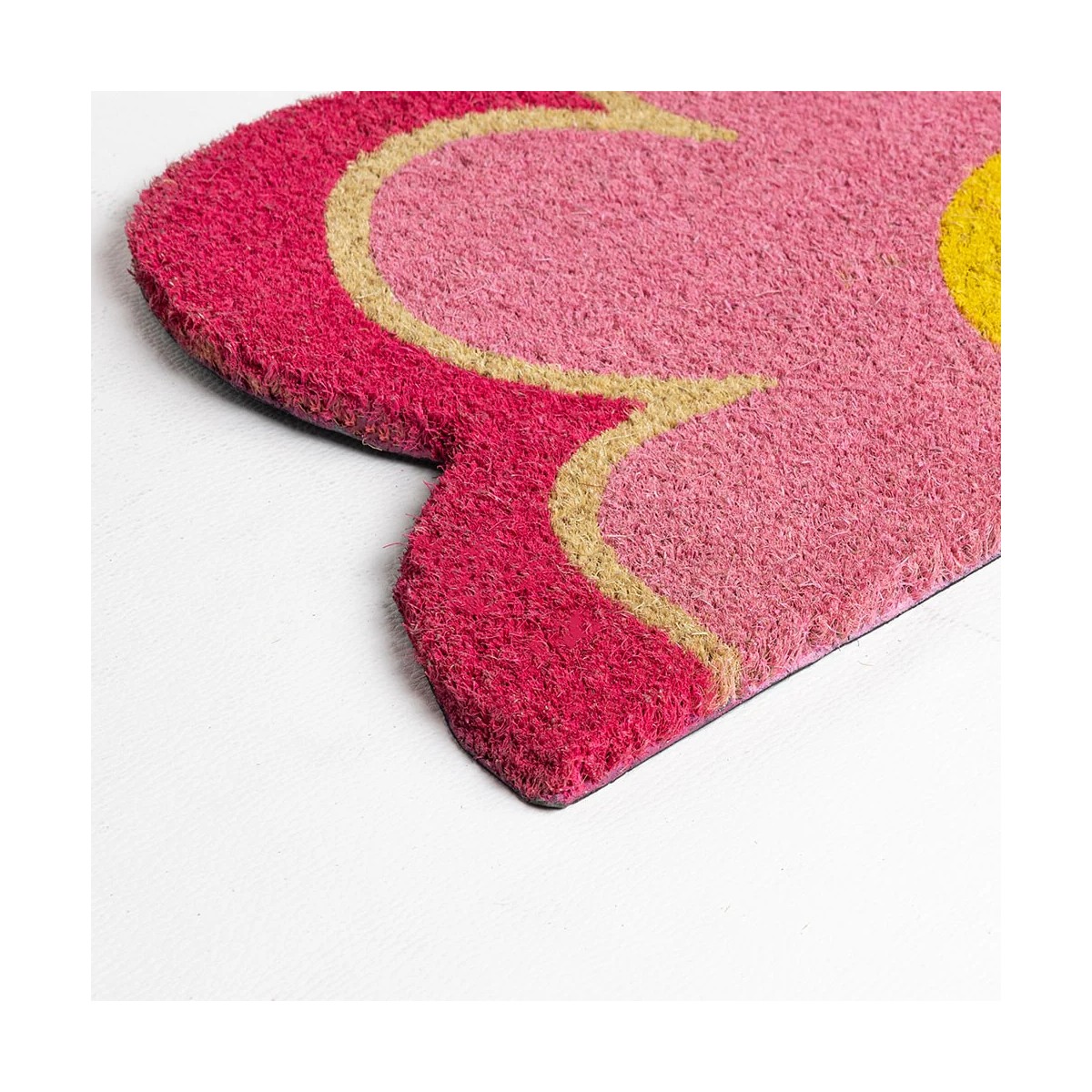 Fisura - Paillasson fleur rose