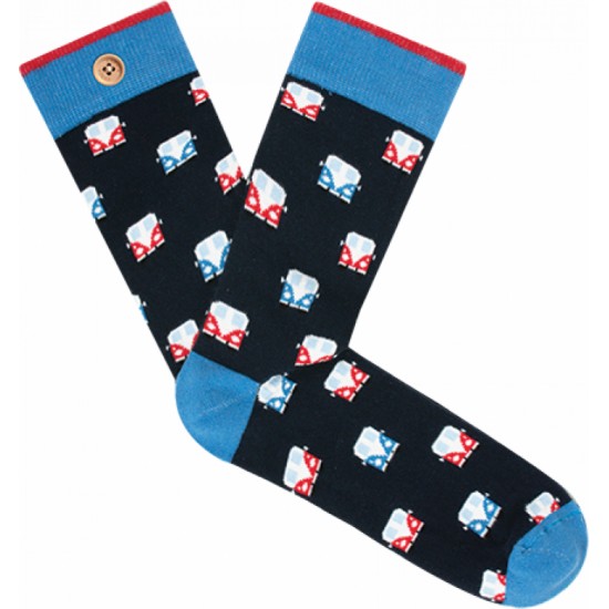 Cabaia - Chaussettes homme à motif van