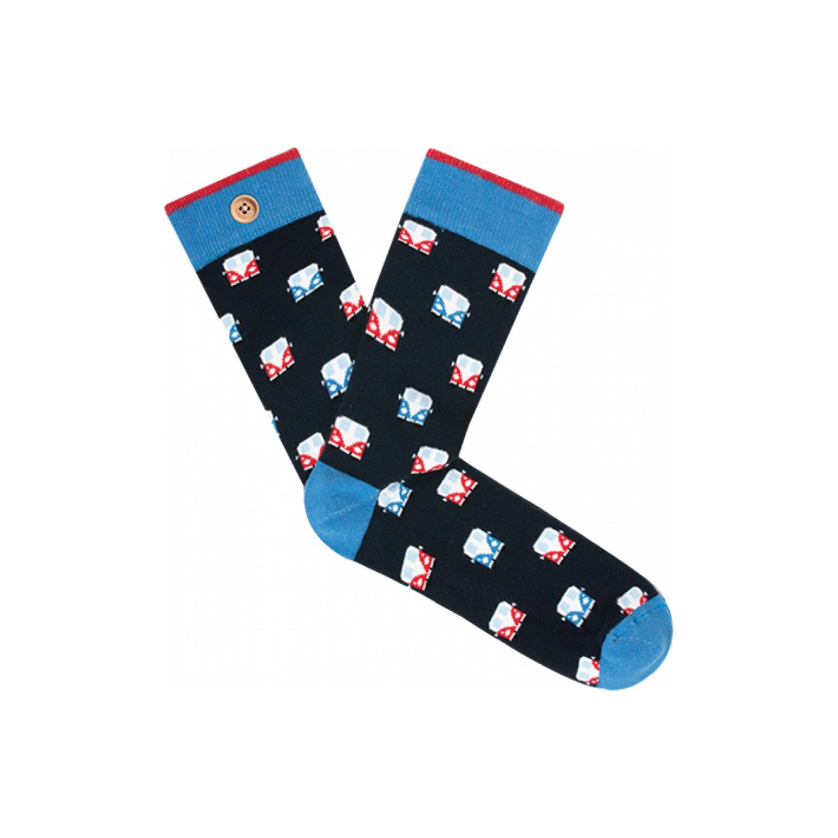 Cabaia - Chaussettes homme à motif van