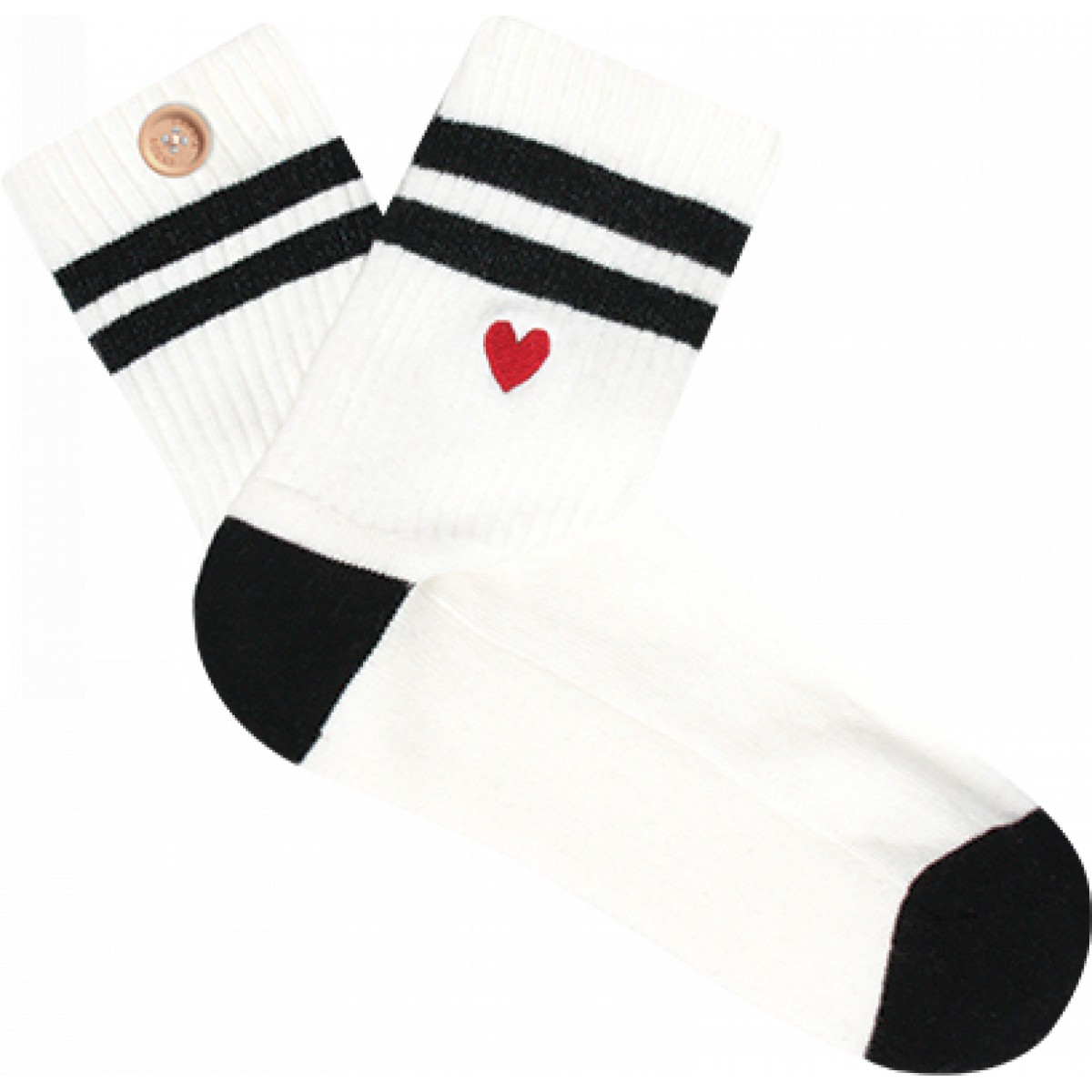 Cabaia - Chaussettes femme blanches