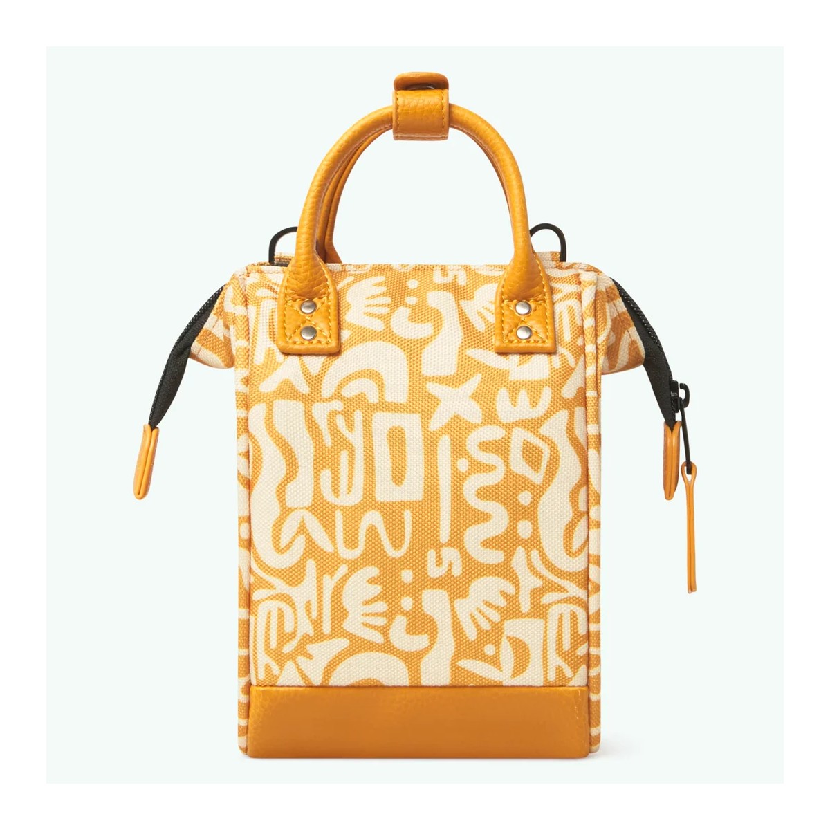 Cabaia - Micro sac bandoulière fleuri noir