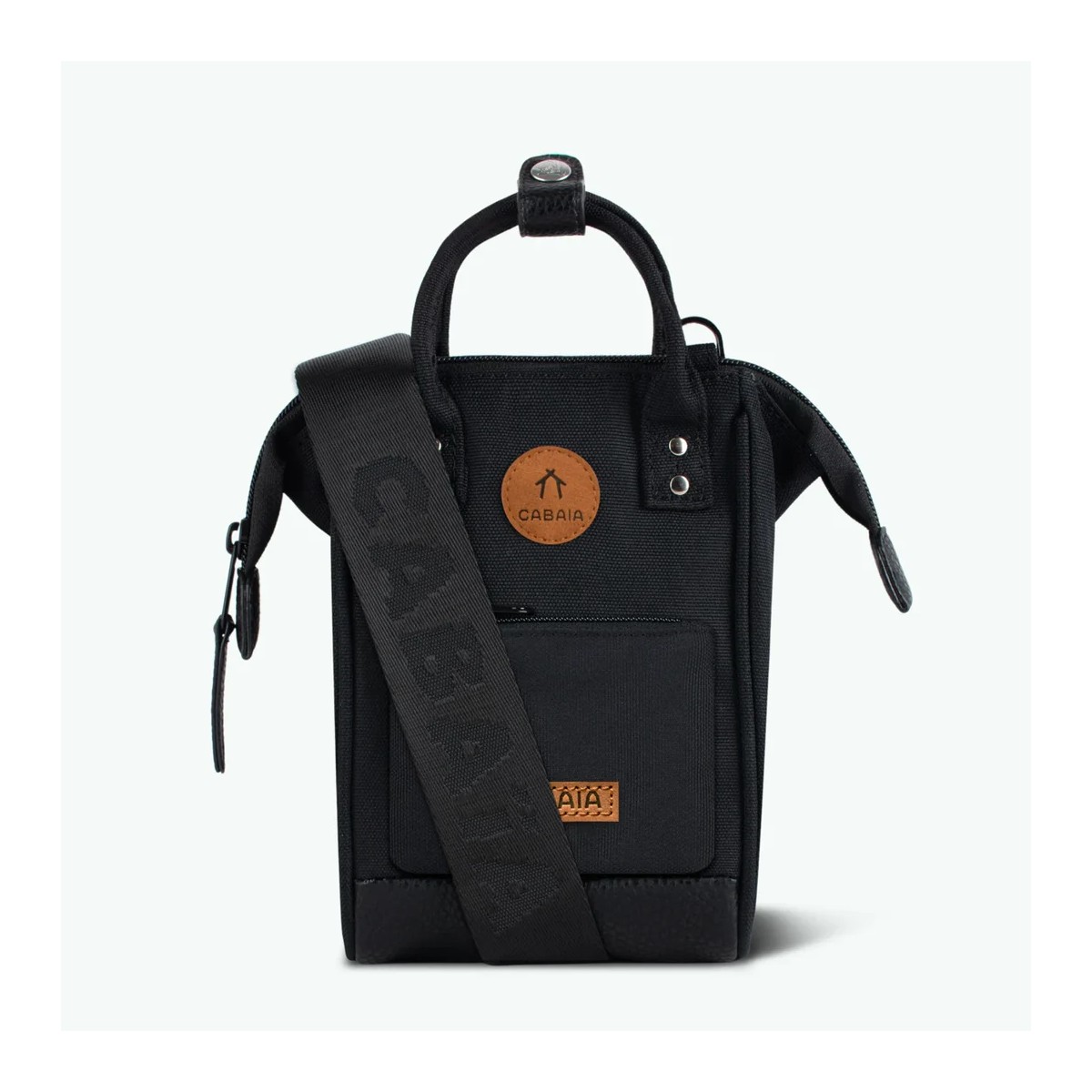 Cabaia - Micro sac bandoulière jaune à motifs