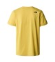 THE NORTH FACE - T-shirt jaune pour homme