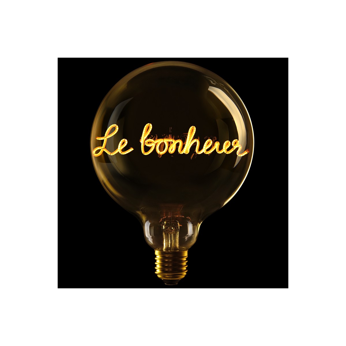 MITB - Ampoule LED à message "Coeur" blanc