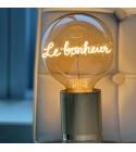 MITB - Ampoule LED à message "Coeur" blanc