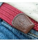BillyBelt - Ceinture élastique tressée brique