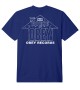 OBEY - T-shirt bleu