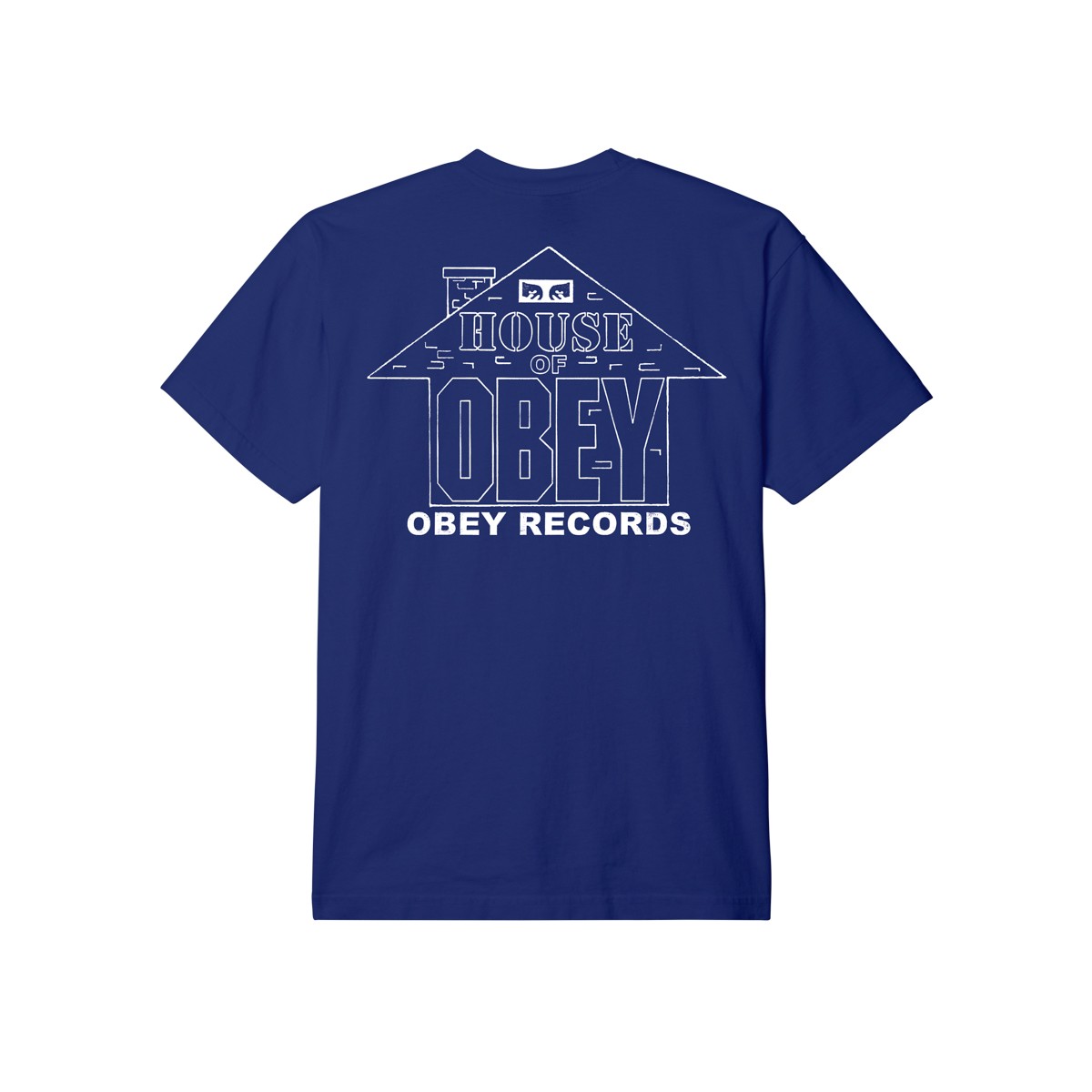 OBEY - T-shirt bleu