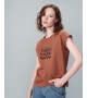 Grace et Mila - T-shirt camel "Love"