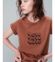 Grace et Mila - T-shirt camel "Love"