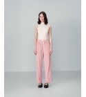 Grace et Mila - Pantalon en velours rose