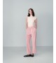 Grace et Mila - Pantalon en velours rose