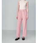 Grace et Mila - Pantalon en velours rose