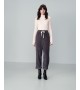 Grace et Mila - Pantalon en velours anthracite