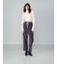 Grace et Mila - Pantalon en velours anthracite