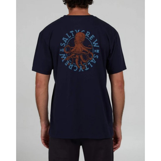 Salty Crew - T-shirt imprimé bleu marine