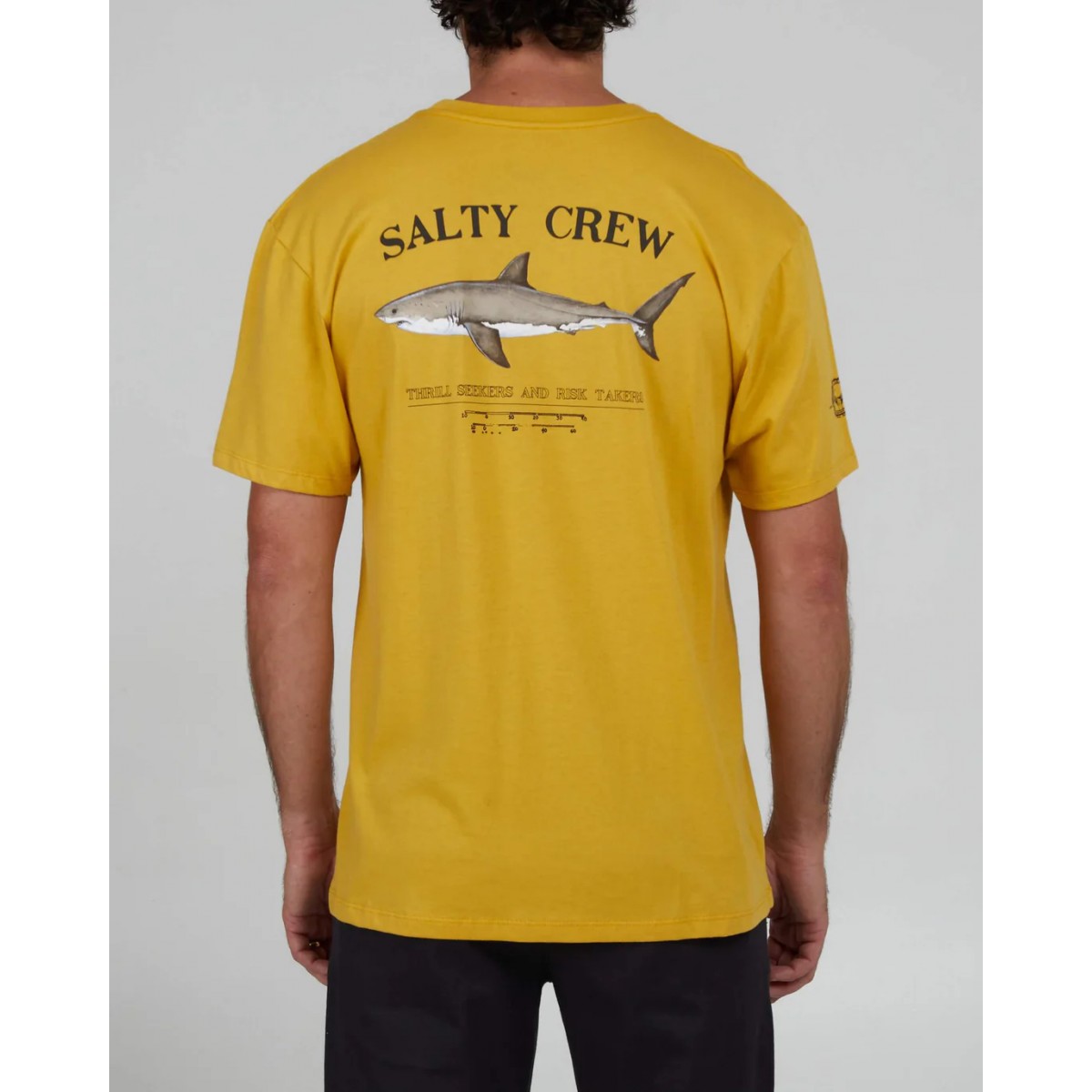 Salty Crew - T-shirt imprimé moutarde