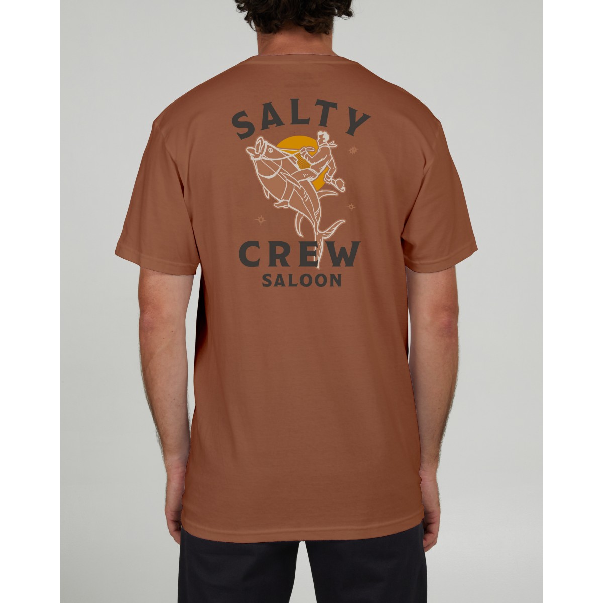 Salty Crew - T-shirt imprimé terracotta