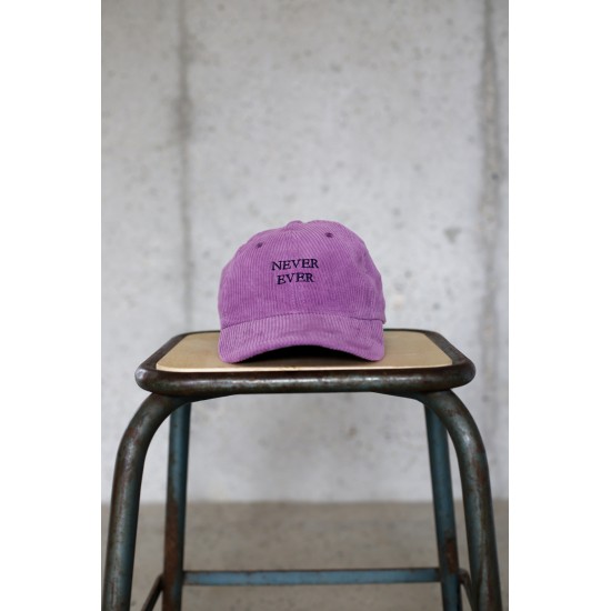 JAM - Casquette velours violette "Never ever "