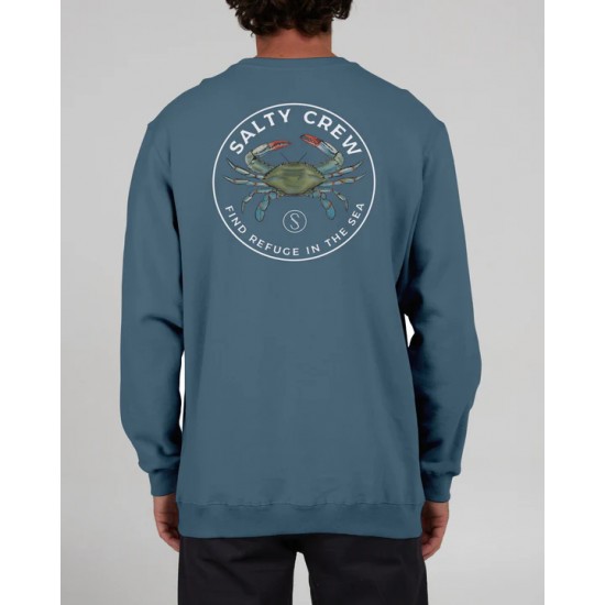 Salty Crew - Sweat bleu ardoise