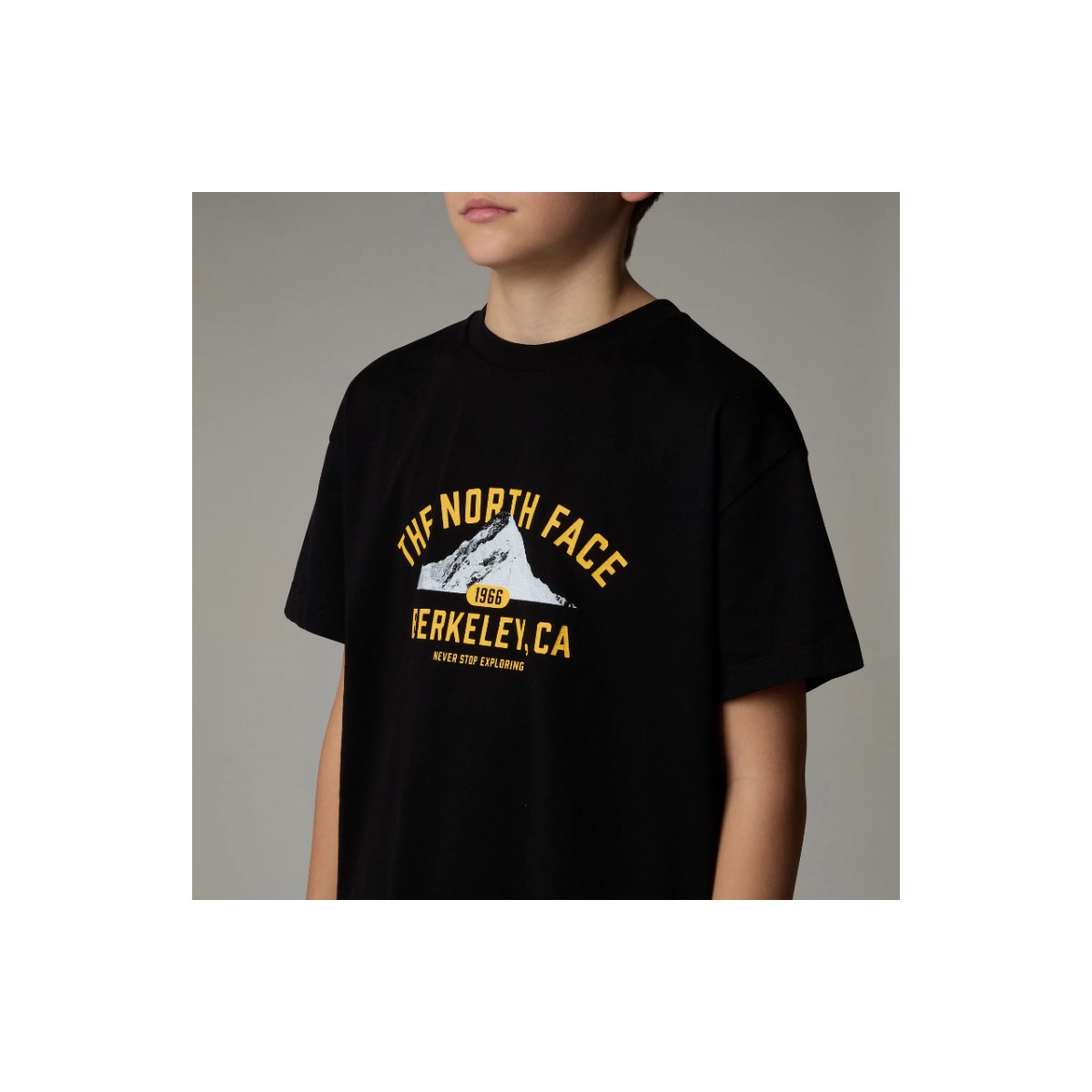 THE NORTH FACE - T-shirt unisexe enfant noir