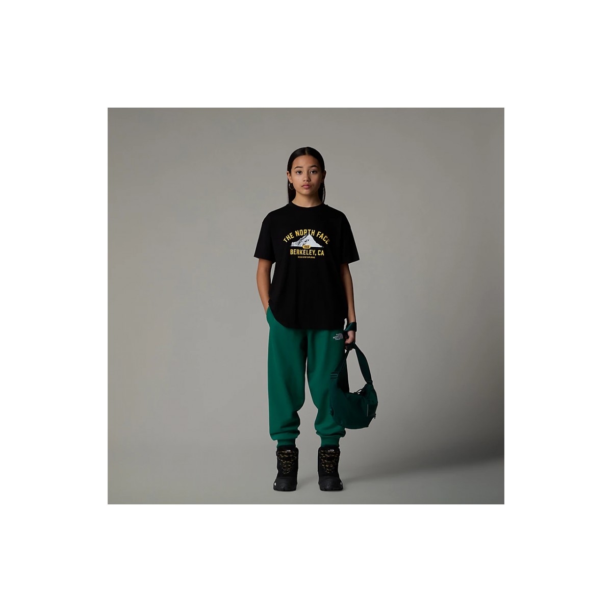 THE NORTH FACE - T-shirt unisexe enfant noir