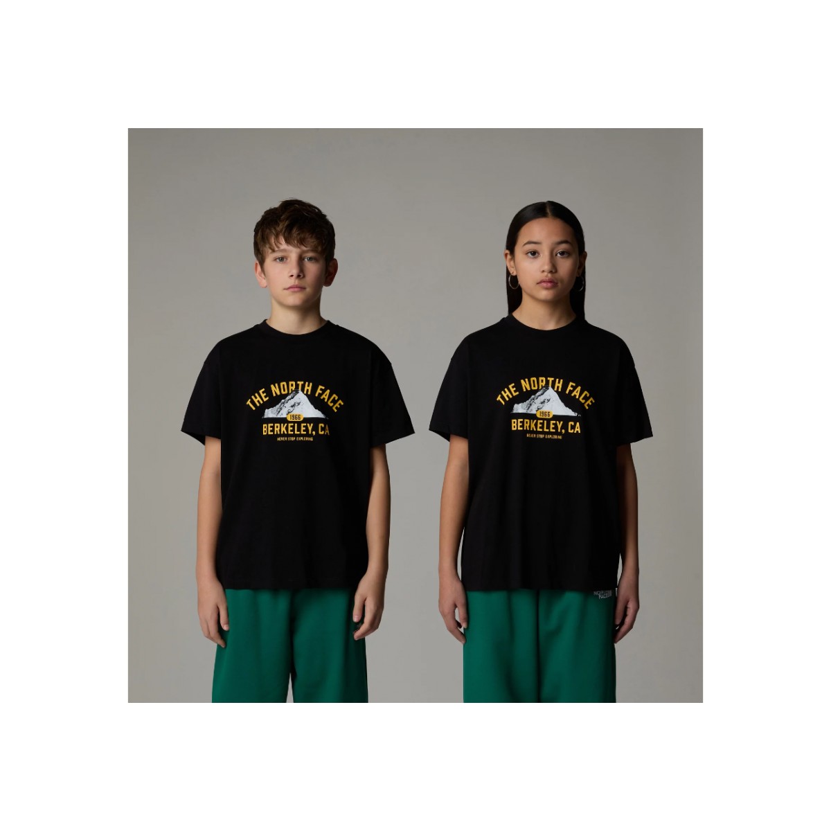 THE NORTH FACE - T-shirt unisexe enfant noir