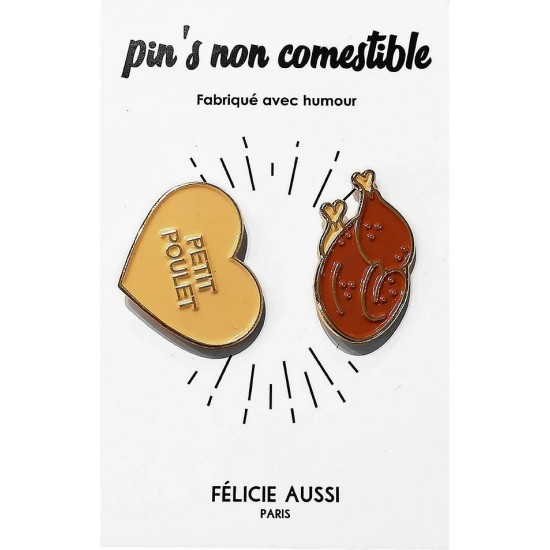 Félicie Aussi - Pin's duo Poulet