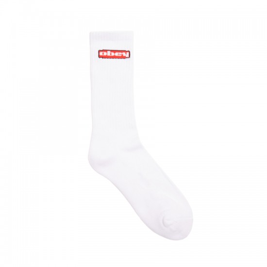 OBEY - Chaussettes blanches